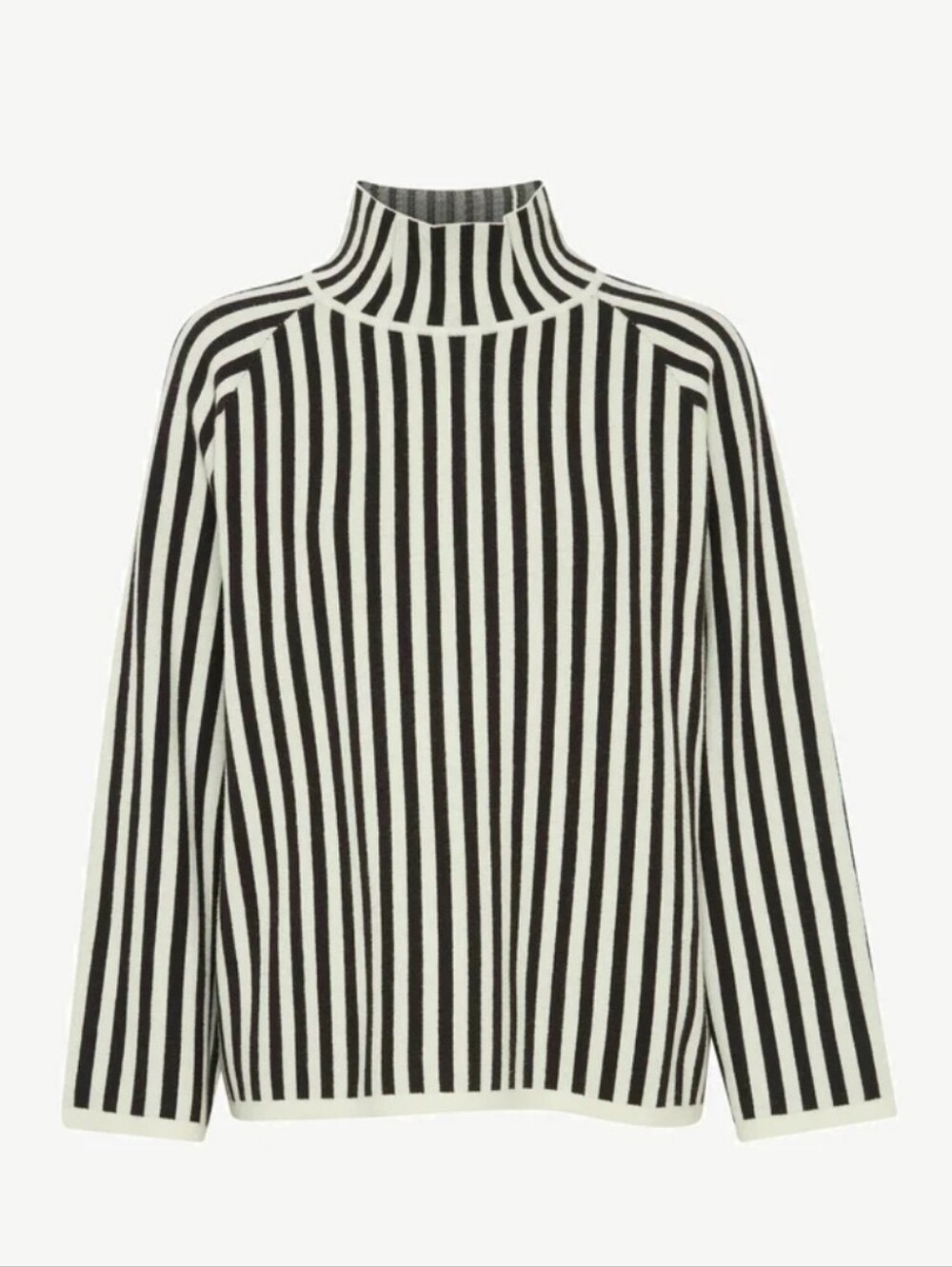 b.young BYOTARI Striped Rollneck Jumper Knit Sweater Women's size Extra Small XS